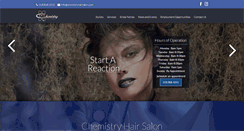 Desktop Screenshot of chemistryhairsalon.com
